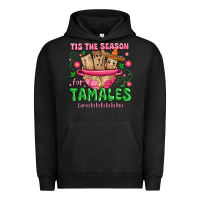 Pigment Black tis the season for tamales tama la la la Urban Hoodie - MaliasSmallBusiness