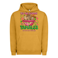 Pigment Peanut Butter tis the season for tamales tama la la la Urban Hoodie - MaliasSmallBusiness