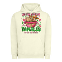 Pigment Pistachio tis the season for tamales tama la la la Urban Hoodie - MaliasSmallBusiness