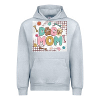 Heather Grey dog mom Urban Hoodie - MaliasSmallBusiness