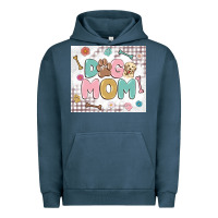 Pigment Midnight Navy dog mom Urban Hoodie - MaliasSmallBusiness