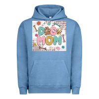 Pigment Pebble Blue dog mom Urban Hoodie - MaliasSmallBusiness