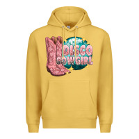 Antique Gold western disco cowgirl Premium Hoodie - texasbilliewilder