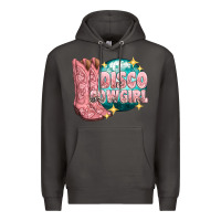 Smoke western disco cowgirl Premium Hoodie - texasbilliewilder