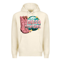 Tofu western disco cowgirl Premium Hoodie - texasbilliewilder