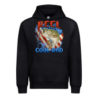 Black reel cool dad Urban Hoodie - MaliasSmallBusiness
