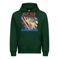 Forest Green reel cool dad Urban Hoodie - MaliasSmallBusiness