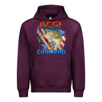 Mauve Wine reel cool dad Urban Hoodie - MaliasSmallBusiness