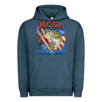 Pigment Midnight Navy reel cool dad Urban Hoodie - MaliasSmallBusiness