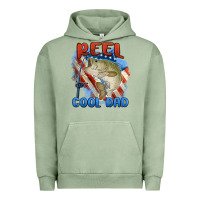 Pigment Oil Green reel cool dad Urban Hoodie - MaliasSmallBusiness