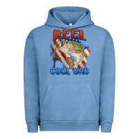 Pigment Pebble Blue reel cool dad Urban Hoodie - MaliasSmallBusiness