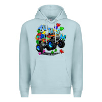 Blue Mist monster truck autism Premium Hoodie - Zillion Design Studio