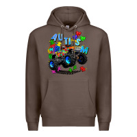 Coffee monster truck autism Premium Hoodie - Zillion Design Studio
