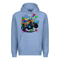 Colony Blue monster truck autism Premium Hoodie - Zillion Design Studio