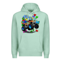 Seafoam monster truck autism Premium Hoodie - Zillion Design Studio
