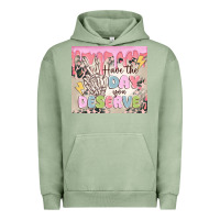 Pigment Oil Green have the day you deserve Urban Hoodie - MaliasSmallBusiness