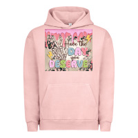 Pigment Salmon have the day you deserve Urban Hoodie - MaliasSmallBusiness
