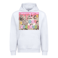 White have the day you deserve Urban Hoodie - MaliasSmallBusiness