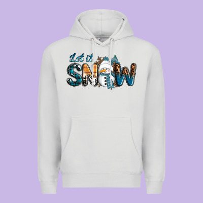 Premium Hoodie Let It Snow Snowman