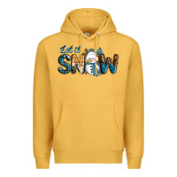 Mustard Let It Snow Snowman Premium Hoodie - RanaPortraitStore