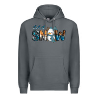 Rock Let It Snow Snowman Premium Hoodie - RanaPortraitStore