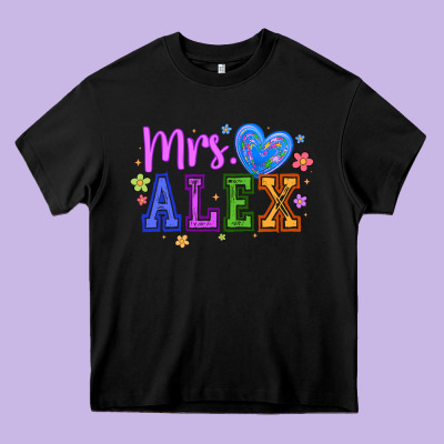 Mrs Heavy Core Tee Designed By Cowhidedigitalart