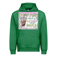 Emerald fueled by iced coffee and anxiety Urban Hoodie - MaliasSmallBusiness