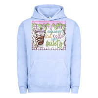 Pigment Grape Ice fueled by iced coffee and anxiety Urban Hoodie - MaliasSmallBusiness