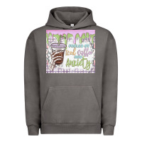 Pigment Tornado fueled by iced coffee and anxiety Urban Hoodie - MaliasSmallBusiness
