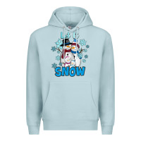 Blue Mist Let It Snow Premium Hoodie - RanaPortraitStore