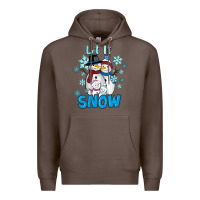 Coffee Let It Snow Premium Hoodie - RanaPortraitStore