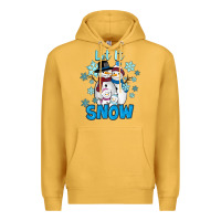 Mustard Let It Snow Premium Hoodie - RanaPortraitStore