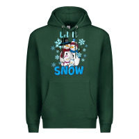 Sports Green Let It Snow Premium Hoodie - RanaPortraitStore