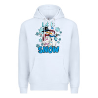 White Let It Snow Premium Hoodie - RanaPortraitStore