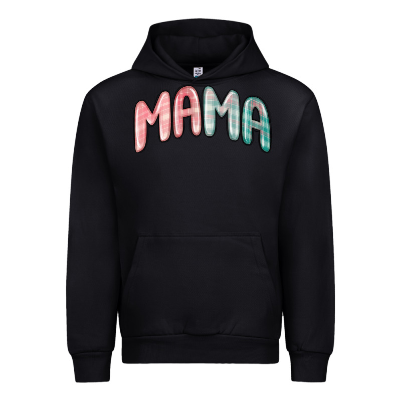 Mama Christmas Plaid Urban Hoodie by MaliasSmallBusiness | Teevron