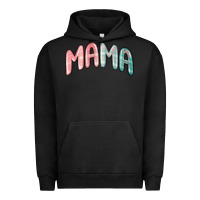 Pigment Black mama christmas plaid Urban Hoodie - MaliasSmallBusiness