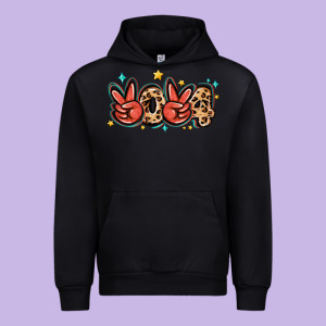 2024 Stars And Leopard Urban Hoodie Designed By Maliassmallbusiness