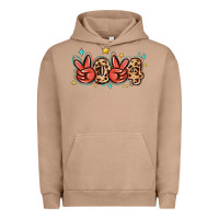 Pigment Burro 2024 stars and leopard Urban Hoodie - MaliasSmallBusiness