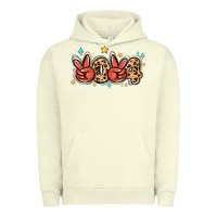 Pigment Pistachio 2024 stars and leopard Urban Hoodie - MaliasSmallBusiness