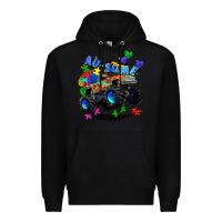 Black monster truck au some Premium Hoodie - Zillion Design Studio
