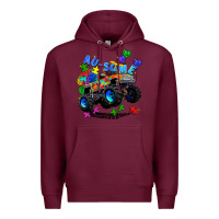 Burgundy monster truck au some Premium Hoodie - Zillion Design Studio