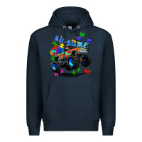 Navy monster truck au some Premium Hoodie - Zillion Design Studio