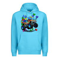 Ocean Blue monster truck au some Premium Hoodie - Zillion Design Studio