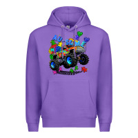 Purple monster truck au some Premium Hoodie - Zillion Design Studio