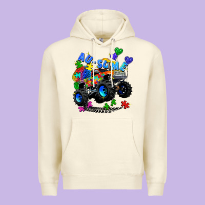 Monster Truck Au Some Premium Hoodie Designed By Zillion Design Studio