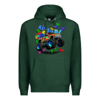 Sports Green monster truck au some Premium Hoodie - Zillion Design Studio