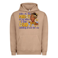 Pigment Burro even in the midst of my storm i see god working it Urban Hoodie - MaliasSmallBusiness