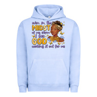 Pigment Grape Ice even in the midst of my storm i see god working it Urban Hoodie - MaliasSmallBusiness