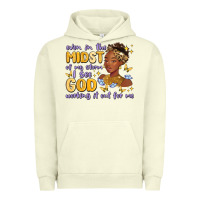 Pigment Pistachio even in the midst of my storm i see god working it Urban Hoodie - MaliasSmallBusiness