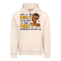 Sandshell even in the midst of my storm i see god working it Urban Hoodie - MaliasSmallBusiness